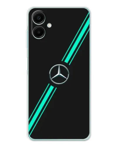 Чехол для Samsung Galaxy A07 с картинкой «Спортивные линии Mercedes» Чехол для Samsung Galaxy A07 с картинкой «Спортивные линии Mercedes»