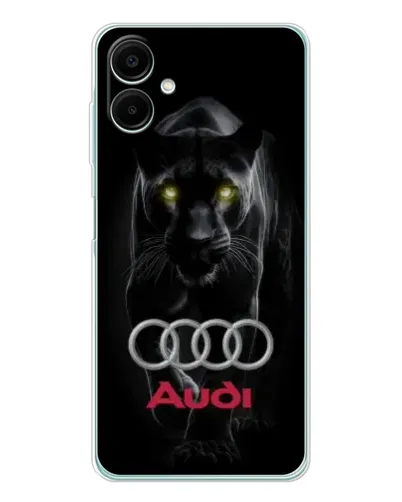 Чехол для Samsung Galaxy A07 с картинкой «Пантера и Audi»