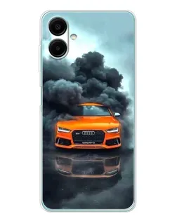 Чехол для Samsung Galaxy A07 с картинкой «Audi в облаках дыма» Чехол для Samsung Galaxy A07 с картинкой «Audi в облаках дыма»