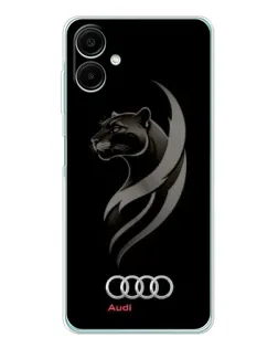 Чехол для Samsung Galaxy A07 с картинкой «Графика — пантера и Audi» Чехол для Samsung Galaxy A07 с картинкой «Графика — пантера и Audi»