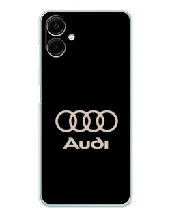 Чехол для Samsung Galaxy A07 с картинкой «Audi — золотой логотип» Чехол для Samsung Galaxy A07 с картинкой «Audi — золотой логотип»