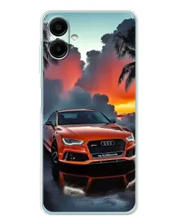 Чехол для Samsung Galaxy A07 с картинкой «Audi — закат» Чехол для Samsung Galaxy A07 с картинкой «Audi — закат»