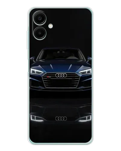 Чехол для Samsung Galaxy A07 с картинкой «Audi — ночное отражение»