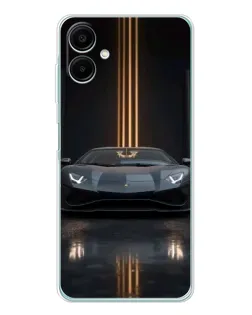 Чехол для Samsung Galaxy A07 с картинкой «Lamborghini золотые линии» Чехол для Samsung Galaxy A07 с картинкой «Lamborghini золотые линии»