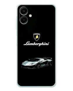 Чехол для Samsung Galaxy A07 с картинкой «Логотип Lamborghini классика»