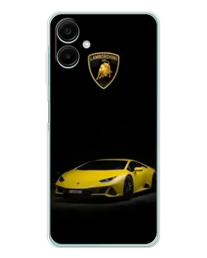 Чехол для Samsung Galaxy A07 с картинкой «Lamborghini желтый акцент»