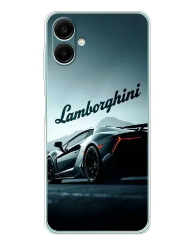 Чехол для Samsung Galaxy A07 с картинкой «Классическая надпись Lamborghini»