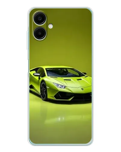 Чехол для Samsung Galaxy A07 с картинкой «Салатовый Lamborghini Huracan»