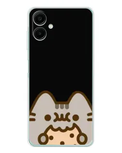 Чехол для Samsung Galaxy A07 с картинкой «Пушин на черном» Чехол для Samsung Galaxy A07 с картинкой «Пушин на черном»