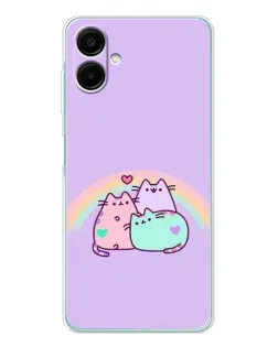 Чехол для Samsung Galaxy A07 с картинкой «Радужные Пушины» Чехол для Samsung Galaxy A07 с картинкой «Радужные Пушины»