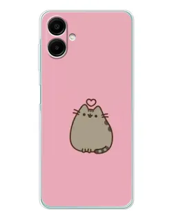 Чехол для Samsung Galaxy A07 с картинкой «Pusheen сердце» Чехол для Samsung Galaxy A07 с картинкой «Pusheen сердце»