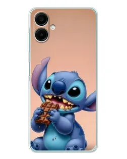 Чехол для Samsung Galaxy A07 с картинкой «Стич ест шоколад» Чехол для Samsung Galaxy A07 с картинкой «Стич ест шоколад»