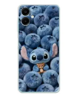 Чехол для Samsung Galaxy A07 с картинкой «Стич и голубика» Чехол для Samsung Galaxy A07 с картинкой «Стич и голубика»