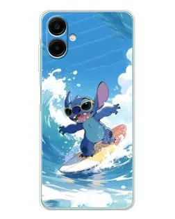 Чехол для Samsung Galaxy A07 с картинкой «Стич на волне» Чехол для Samsung Galaxy A07 с картинкой «Стич на волне»
