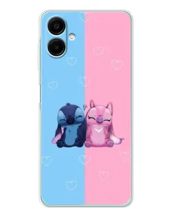 Чехол для Samsung Galaxy A07 с картинкой «Stitch и Angel Love» Чехол для Samsung Galaxy A07 с картинкой «Stitch и Angel Love»