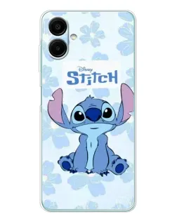 Чехол для Samsung Galaxy A07 с картинкой «Stitch среди цветов» Чехол для Samsung Galaxy A07 с картинкой «Stitch среди цветов»