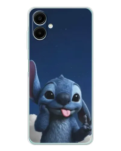 Чехол для Samsung Galaxy A07 с картинкой «Стич в облаках»