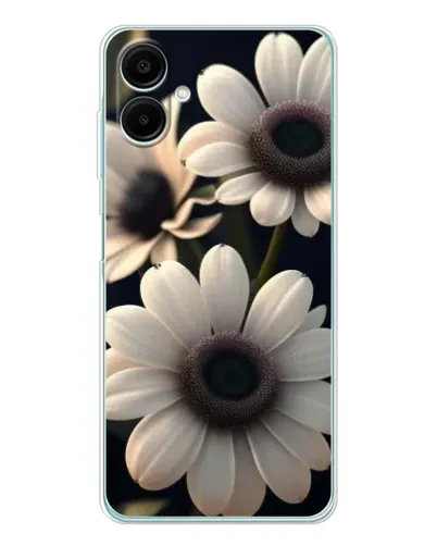 Чехол для Samsung Galaxy A07 с картинкой «Белые маргаритки макро»