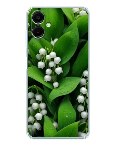 Чехол для Samsung Galaxy A07 с картинкой «Ландыши в зелени»