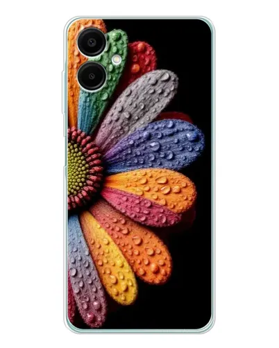 Чехол для Samsung Galaxy A07 с картинкой «Радужный цветок»
