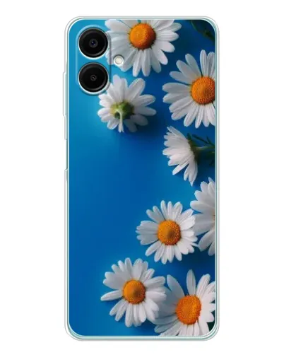 Чехол для Samsung Galaxy A07 с картинкой «Белоснежные маргаритки»