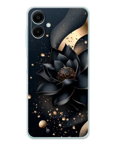 Чехол для Samsung Galaxy A07 с картинкой «Черный лотос»