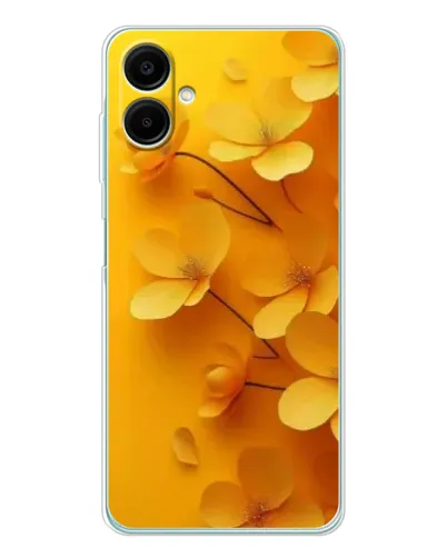 Чехол для Samsung Galaxy A07 с картинкой «Золотые лепестки»