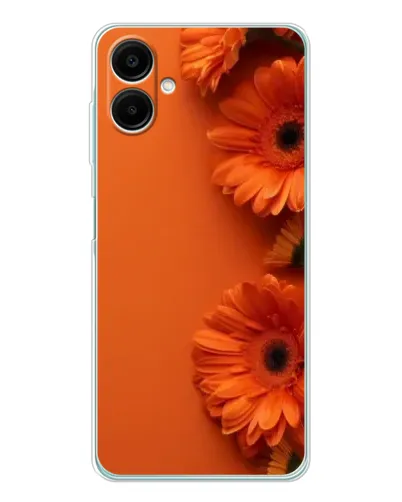 Чехол для Samsung Galaxy A07 с картинкой «Оранжевые герберы»
