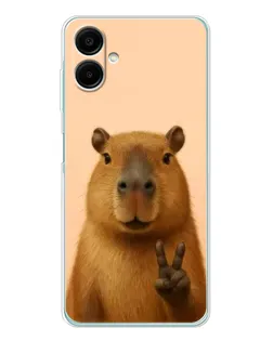 Чехол для Samsung Galaxy A07 с картинкой «Капибара виктория» Чехол для Samsung Galaxy A07 с картинкой «Капибара виктория»