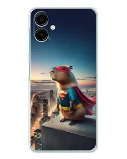 Чехол для Samsung Galaxy A07 с картинкой «Капи-мен супергерой» Чехол для Samsung Galaxy A07 с картинкой «Капи-мен супергерой»