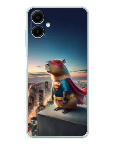 Чехол для Samsung Galaxy A07 с картинкой «Капи-мен супергерой»