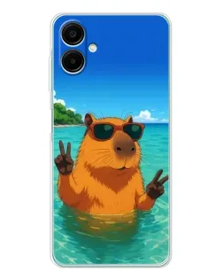 Чехол для Samsung Galaxy A07 с картинкой «Морская капибара» Чехол для Samsung Galaxy A07 с картинкой «Морская капибара»