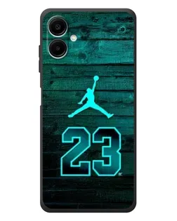 Чехол для Samsung Galaxy A08 с картинкой «Jordan Cyan 23» Чехол для Samsung Galaxy A08 с картинкой «Jordan Cyan 23»