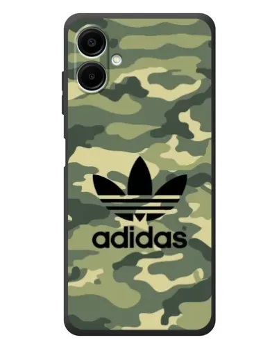 Чехол для Samsung Galaxy A08 с картинкой «Милитари стиль Adidas»