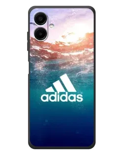 Чехол для Samsung Galaxy A08 с картинкой «Океанская глубина адидас» Чехол для Samsung Galaxy A08 с картинкой «Океанская глубина адидас»