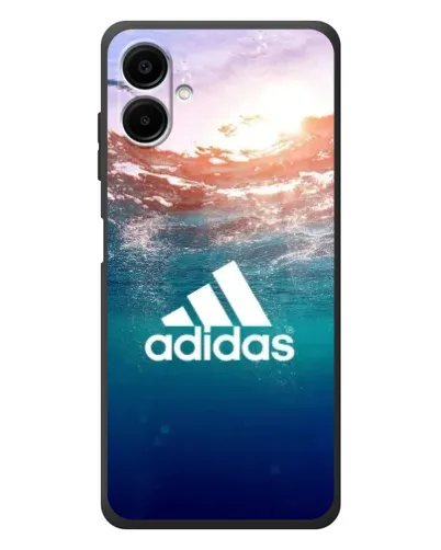 Чехол для Samsung Galaxy A08 с картинкой «Океанская глубина адидас»