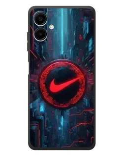 Чехол для Samsung Galaxy A08 с картинкой «Техногенный стиль Nike» Чехол для Samsung Galaxy A08 с картинкой «Техногенный стиль Nike»