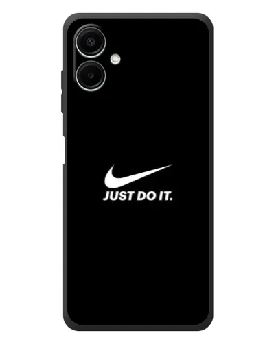 Чехол для Samsung Galaxy A08 с картинкой «Минимализм от Nike»