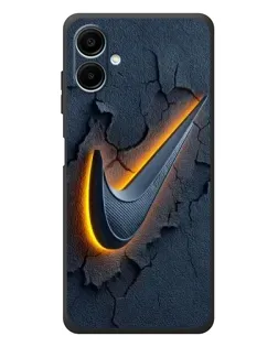 Чехол для Samsung Galaxy A08 с картинкой «Объемный логотип Найк» Чехол для Samsung Galaxy A08 с картинкой «Объемный логотип Найк»