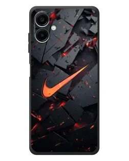 Чехол для Samsung Galaxy A08 с картинкой «Nike — эффект разломов» Чехол для Samsung Galaxy A08 с картинкой «Nike — эффект разломов»
