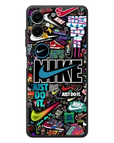 Чехол для Samsung Galaxy A08 с картинкой «Яркий коллаж Nike» Чехол для Samsung Galaxy A08 с картинкой «Яркий коллаж Nike»