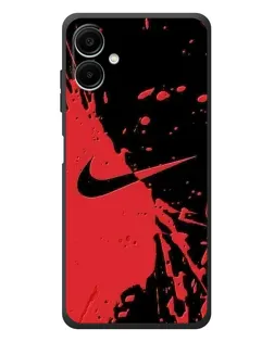 Чехол для Samsung Galaxy A08 с картинкой «Красные брызги Nike» Чехол для Samsung Galaxy A08 с картинкой «Красные брызги Nike»