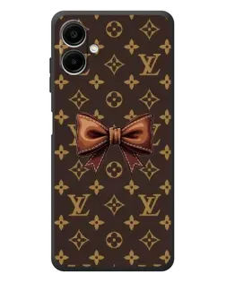 Чехол для Samsung Galaxy A08 с картинкой «LV с бантом» Чехол для Samsung Galaxy A08 с картинкой «LV с бантом»