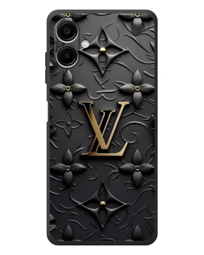 Чехол для Samsung Galaxy A08 с картинкой «Кожаная текстура LV»