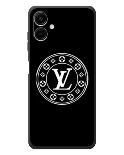 Чехол для Samsung Galaxy A08 с картинкой «LV — печать стиля»