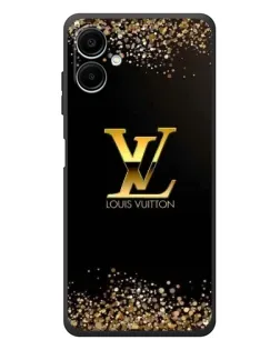 Чехол для Samsung Galaxy A08 с картинкой «LV — золотые искры» Чехол для Samsung Galaxy A08 с картинкой «LV — золотые искры»