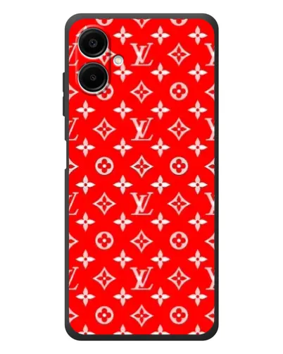 Чехол для Samsung Galaxy A08 с картинкой «Яркий паттерн LV»