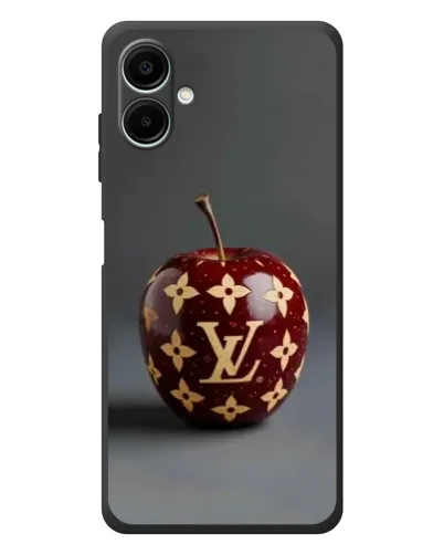 Чехол для Samsung Galaxy A08 с картинкой «Красное яблоко LV»