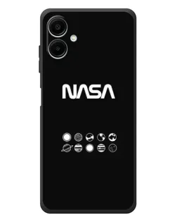 Чехол для Samsung Galaxy A08 с картинкой «NASA — технический принт» Чехол для Samsung Galaxy A08 с картинкой «NASA — технический принт»