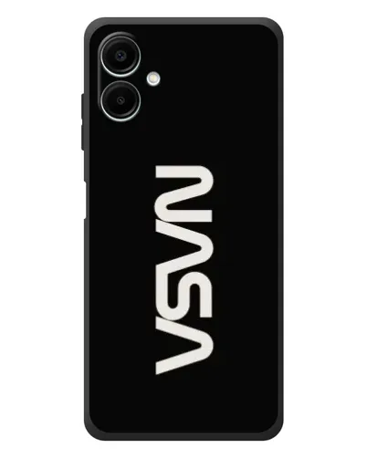 Чехол для Samsung Galaxy A08 с картинкой «NASA — вертикальный логотип» Чехол для Samsung Galaxy A08 с картинкой «NASA — вертикальный логотип»